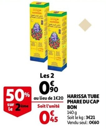 Harissa tube phare du cap bon