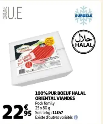 100% pur boeuf halal oriental viandes