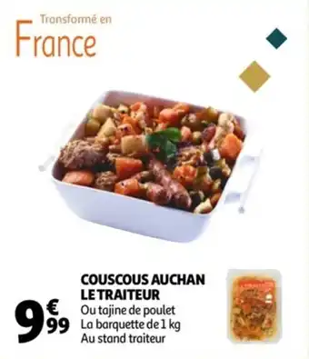 Auchan Couscous auchan le traiteur offre