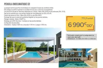 Pergola bioclimatique izi