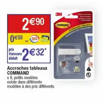 Cora x Carrefour Accroches Tableaux Command offre