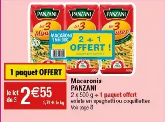 Cora x Carrefour Macaronis Panzani offre