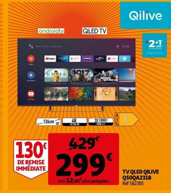 Auchan Tv qled qilive q50qa231b offre