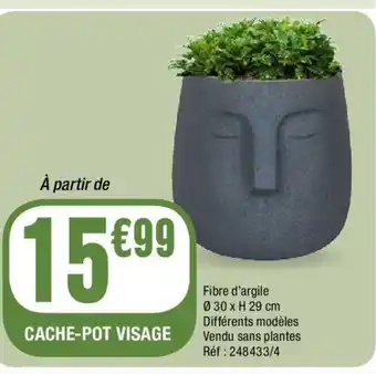 Cache-Pot Visage