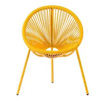 Casa Acapulco chaise pour enfants jaune offre
