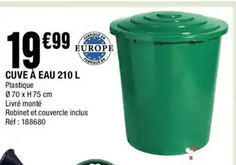 La Foir'Fouille Cuve a Eau 210L offre