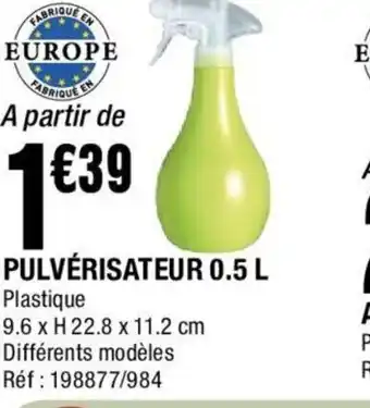 La Foir'Fouille Pulvérisateur 0.5L offre
