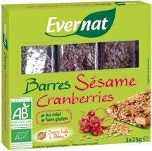 L'Eau Vive Barres différentes saveurs offre