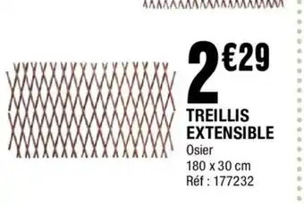 La Foir'Fouille Treillis Extensible offre