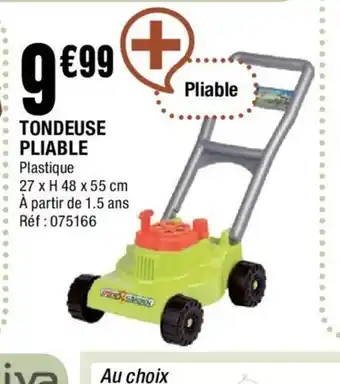 La Foir'Fouille Tondeuse Pliable offre