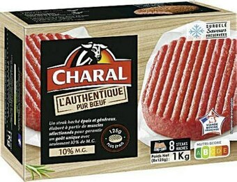 Casino Supermarchés Steak haché L’authentique Pur Bœuf surgelé 10% M.G. offre