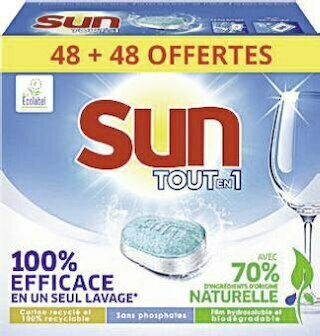 Casino Supermarchés Tablettes Lave-Vaisselle Ecolabel Tout En 1 * offre