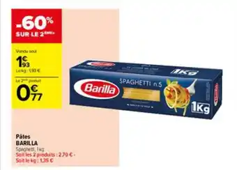 Pâtes barilla
