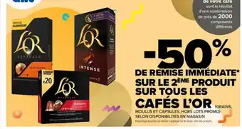 Les cafés l'or