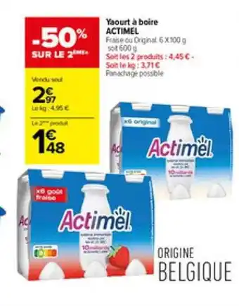 Yaourt Ă boire actimel