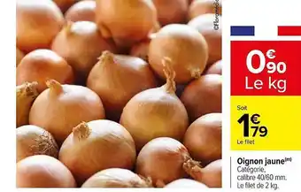Carrefour Oignon jaune offre