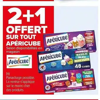 Carrefour Apéricube offre