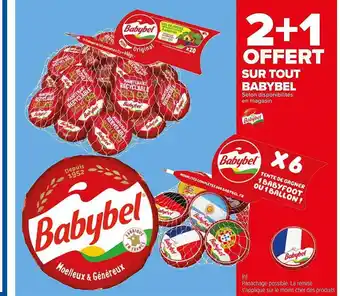 Carrefour Babybel offre