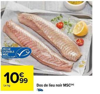 Carrefour Dos de lieu noir msc offre