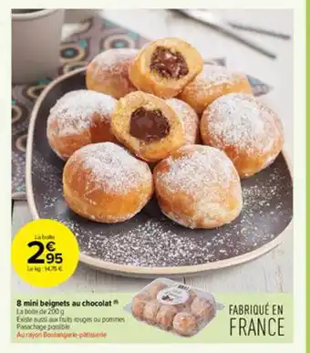 Carrefour Contact 8 mini beignets au chocolat offre