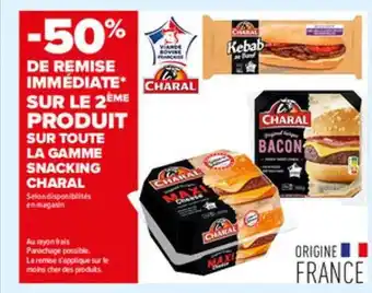 Carrefour Contact La gamme snacking charal offre