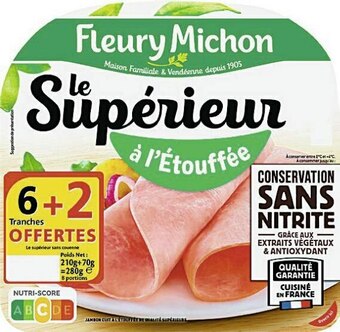 Casino Supermarchés Jambon le Supérieur à l’étouffée offre