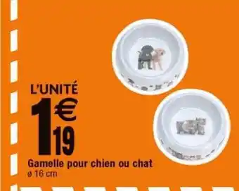 Cora x Carrefour Gamelle pour chien ou chat offre