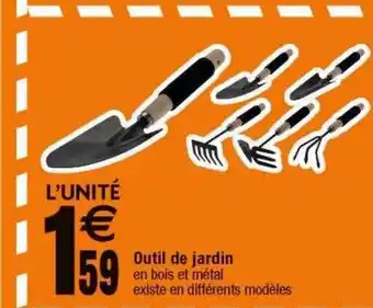 Cora x Carrefour Outil de jardin offre