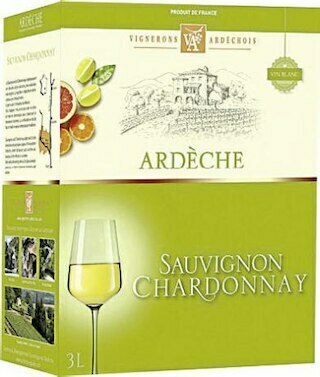Casino Supermarchés IGP Vin D’Ardèche Sauvignon/Chardonnay blanc offre