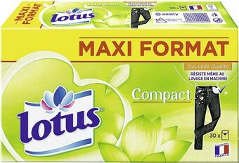 Casino Supermarchés Mouchoirs étuis compact aux extraits de Lotus offre