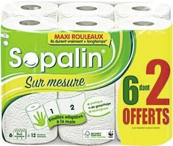 Casino Supermarchés Essuie tout sur mesure blanc offre