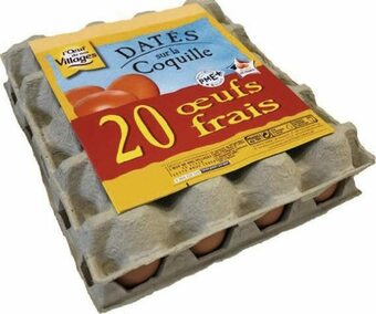 Géant Casino Oeufs frais Datés sur la Coquille offre