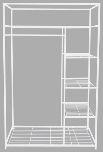 Conforama PENDERIE 110 CM 170 CM WARDY offre