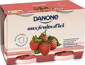 Géant Casino DANONE Fruits d’ici fruits rouges offre