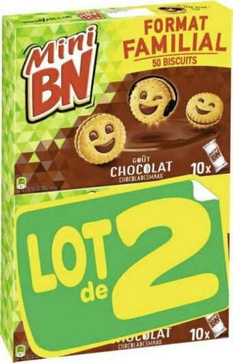 Géant Casino Mini BN Goût Chocolat offre