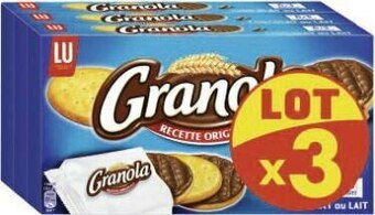 Géant Casino Granola Pocket Chocolat au Lait offre