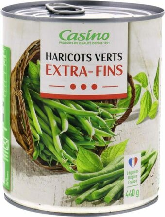 Géant Casino Haricots Verts Extra-Fins offre