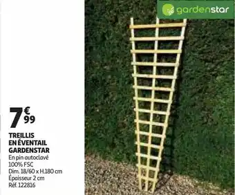 Treillis en éventail gardenstar