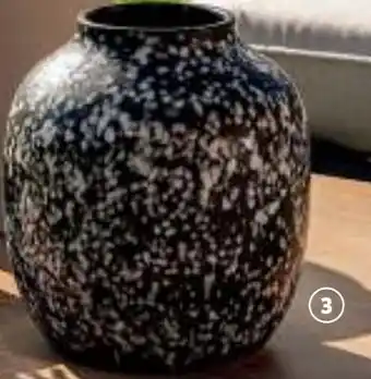 Auchan Vase noir mouchete gardenstar offre