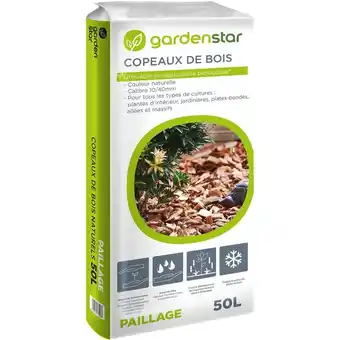 Auchan Copeaux de bois naturel gardenstar offre