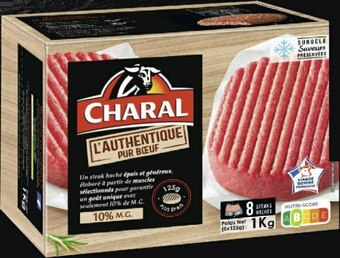Géant Casino Steak haché L’authentique Pur Bœuf surgelé 10% M.G. offre