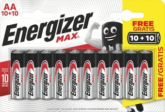 Bureau Vallée 10 PILES + 10 PILES OFFERTES ENERGIZER MAX offre