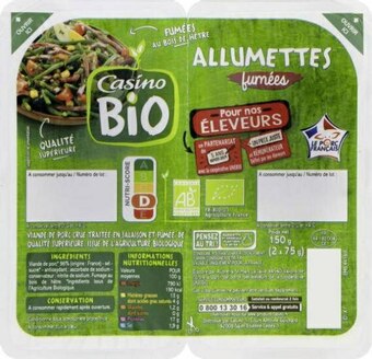 Géant Casino Allumettes lardons fumés offre