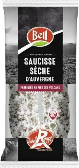 Géant Casino Saucisse courbe IGP Auvergne Label Rouge offre