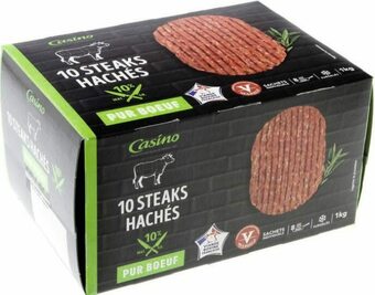 Géant Casino Steaks Hachés Pur Boeuf surgelés offre