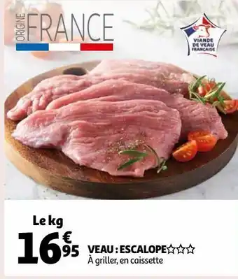 Veau : escalope