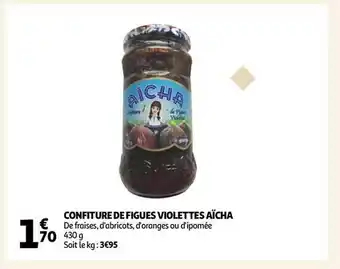 Auchan Confiture de figues violettes aïcha offre