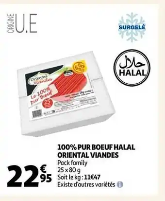100% pur bĆuf halal oriental viandes