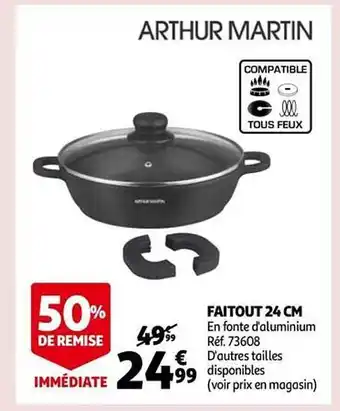 Faitout 24 cm arthur martin