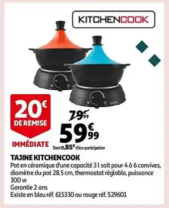 Auchan Tajine kitchencook offre